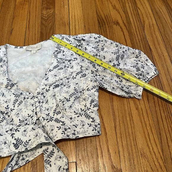 Cleobella Amina Crop Wrap Top in Killarney Floral Print Size XS - Picture 11 of 11
